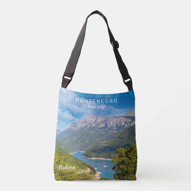 Bolsa Ajustável Nome Personalizado & Texto Montenegro (Frente)