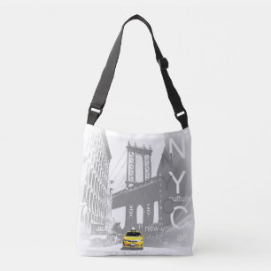 Bolsa Ajustável Nova Iorque Nyc Brooklyn Bridge Yellow Taxi