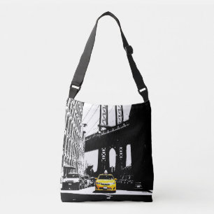 Bolsa Ajustável Nova Iorque Nyc Taxi Amarelo Cor Preto do Brooklyn