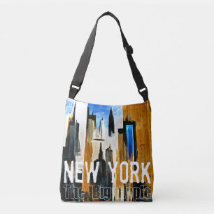 Bolsa Ajustável Nova York - A Grande Pintura Abstrato Apple