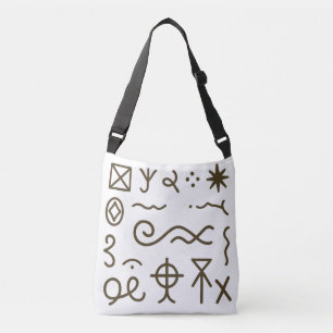 Bolsa Ajustável Nsibidi Antiga Africana 