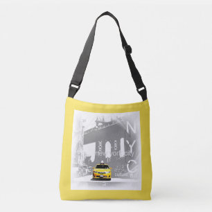 Bolsa Ajustável Nyc Nova Iorque Brooklyn Yellow Taxi Fashionable