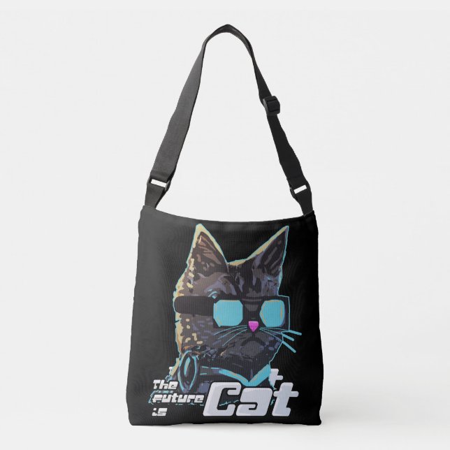 Bolsa Ajustável O Futuro é Gato (Frente)