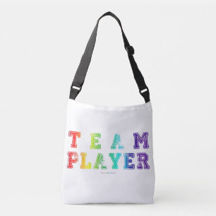 Bolsa Ajustável O jogador do time do SlipperyJoe repleto de arco-í