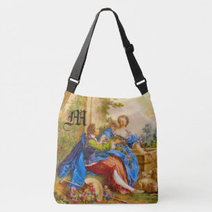 Bolsa Ajustável O monograma barroco feminino romance secreto