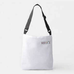 Bolsa Ajustável O nome da Riley. Chamo-me Riley.