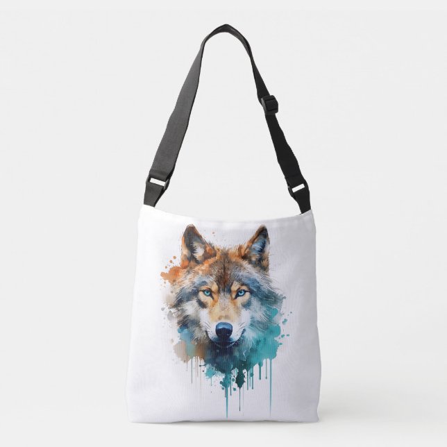 Bolsa Ajustável O poder e a graça do lobo (Frente)