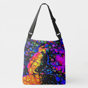 Bolsa Ajustável O Solitário Pássaro 4: Estilo de Arte Líquida