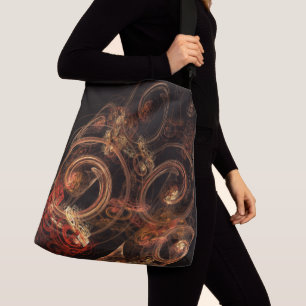 Bolsa Ajustável O som do corpo da cruz Abstrato de arte musical