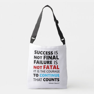 Bolsa Ajustável O sucesso não é final, o fracasso não é fatal