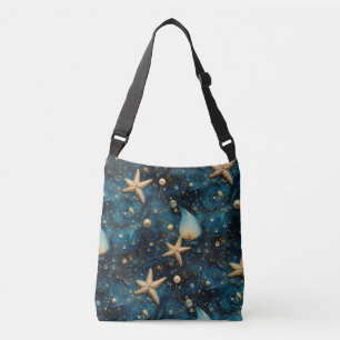 Bolsa Ajustável Oceano Starfish Pattern Cross-body Bag