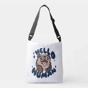 Bolsa Ajustável Olá, cão-gato humano
