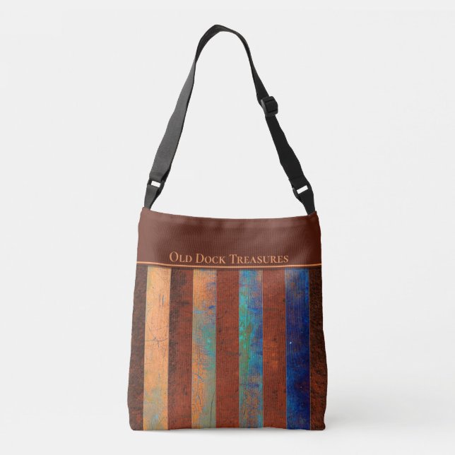 Bolsa Ajustável Old Dock Treasures Bags. Rusty metal. (Verso)