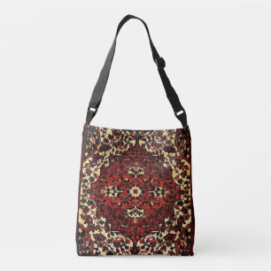 Bolsa Ajustável Olhar do tapete persa na obscuridade - vermelho e