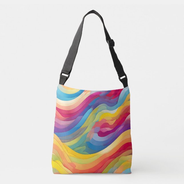 Bolsa Ajustável Ondas arco-íris (Frente)