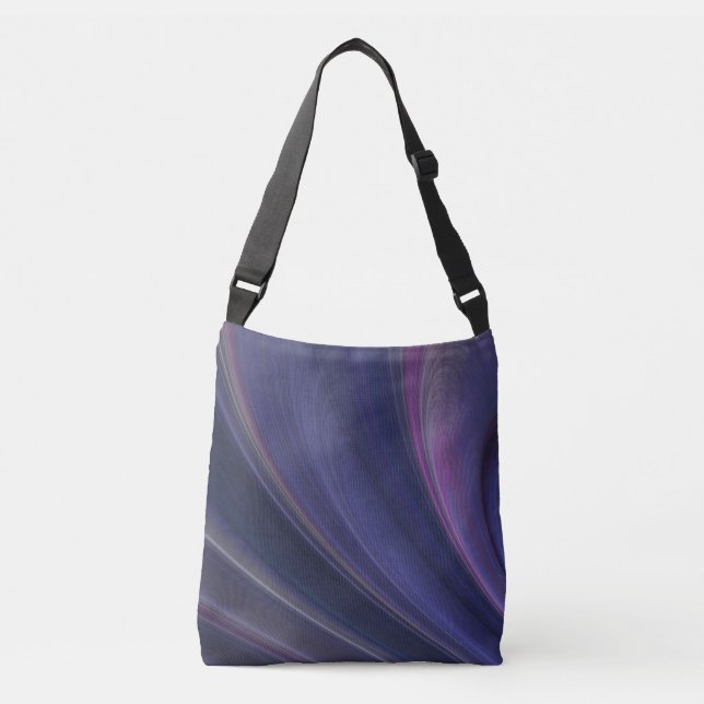 Bolsa Ajustável Ondas de Areia Macia Roxa (Frente)