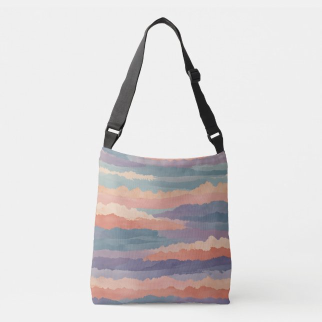 Bolsa Ajustável Ondas de Horizonte Suave (Frente)