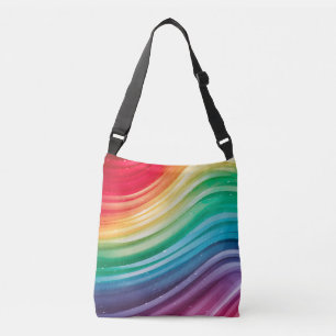 Bolsa Ajustável Ondas do espectro arco-íris