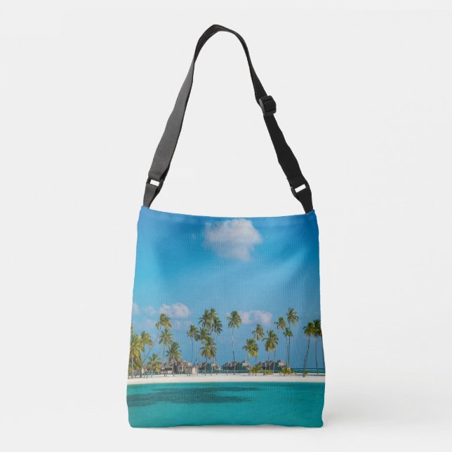 Bolsa Ajustável Ondas do Mar (Verso)