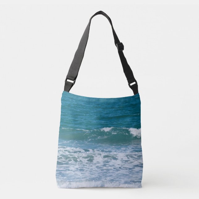 Bolsa Ajustável Ondas do Oceano (Frente)