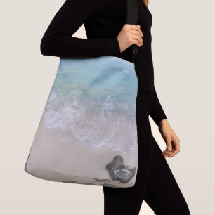 Bolsa Ajustável Ondas do Oceano e Bliss arenosos 1