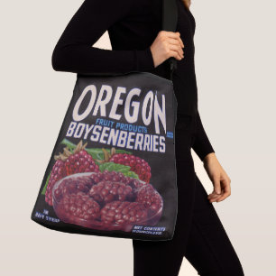 Bolsa Ajustável Oregon Boysenberry dos anos 40 pode rotular impres