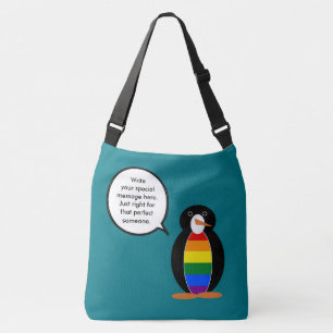 Bolsa Ajustável Orgulho gay Talking Ms Penguin Personalizado