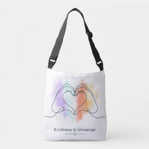 Bolsa Ajustável Orgulho Universal de Bondade Coração Design