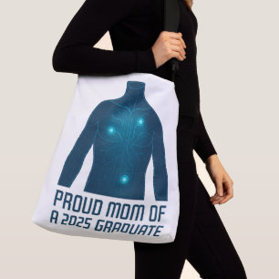 Bolsa Ajustável Orgulhosa Mãe de Formando Biomed 2025 Arte Futur