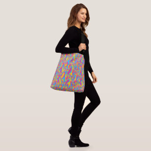 Bolsa Ajustável Orgulhoso Pansexual Groovy Trippy Squiggly Quirky 