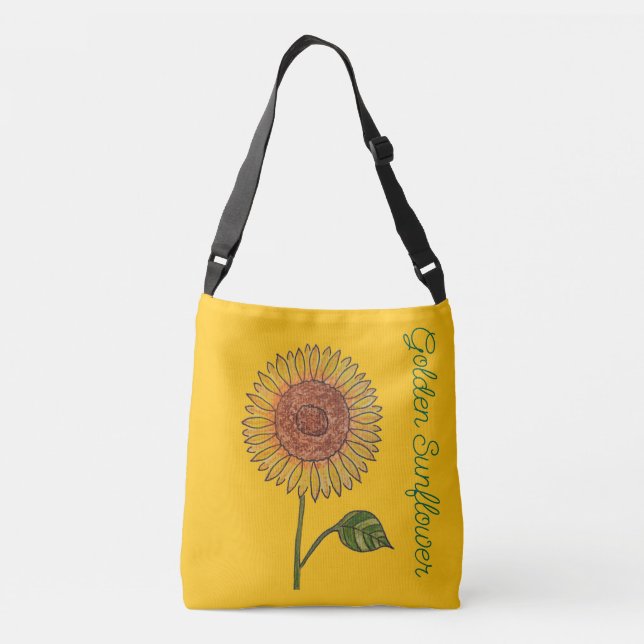 Bolsa Ajustável Ouro Girassol (Verso)