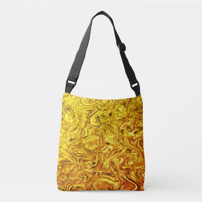 Bolsa Ajustável ouro líquido (Frente)