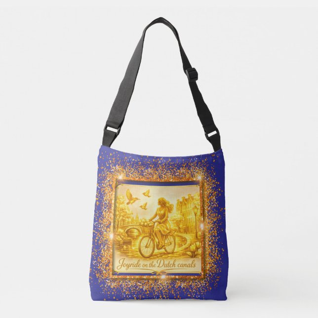 Bolsa Ajustável Ouro Pontes Em Arco Amsterdã Charme (Frente)