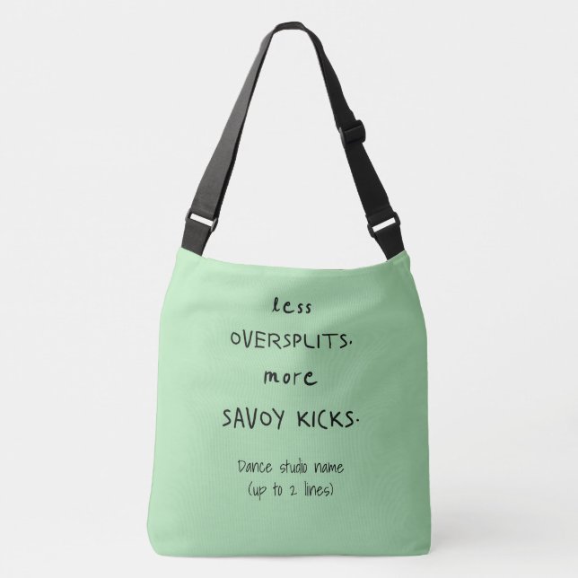 Bolsa Ajustável Oversplits vs. Savoy Kicks Studio Celadon (Frente)