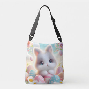 Bolsa Ajustável Ovos de Páscoa Pastel Kawaii Gatinho
