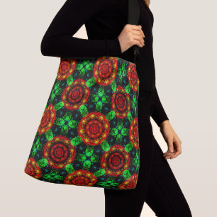 Bolsa Ajustável Padrão Abstrato Floral Moderno Boho Elegante #504