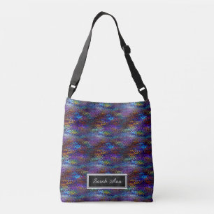 Bolsa Ajustável Padrão Azul com Nome na Lousa