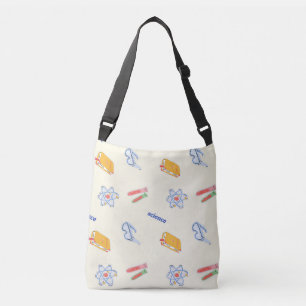 Bolsa Ajustável Padrão científico em creme