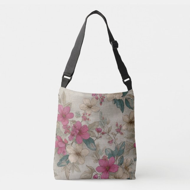 Bolsa Ajustável Padrão Cinza Francês  (Frente)