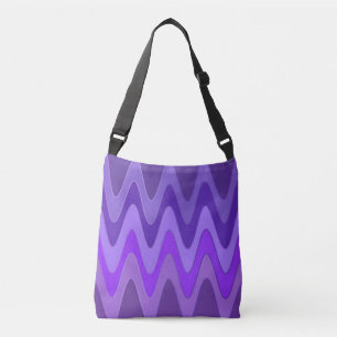 Bolsa Ajustável Padrão das ondas sinusal - violeta roxa + suas ide