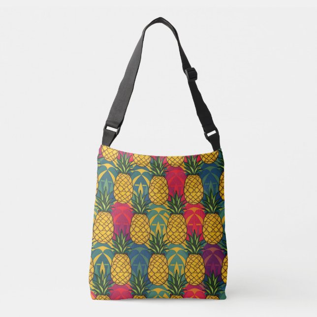 Bolsa Ajustável Padrão de Abacaxi  (Frente)