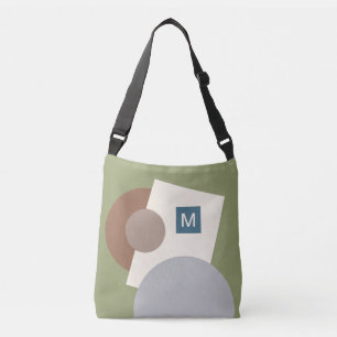 Bolsa Ajustável Padrão de Arte dos Círculos Geométricos de Abstrat