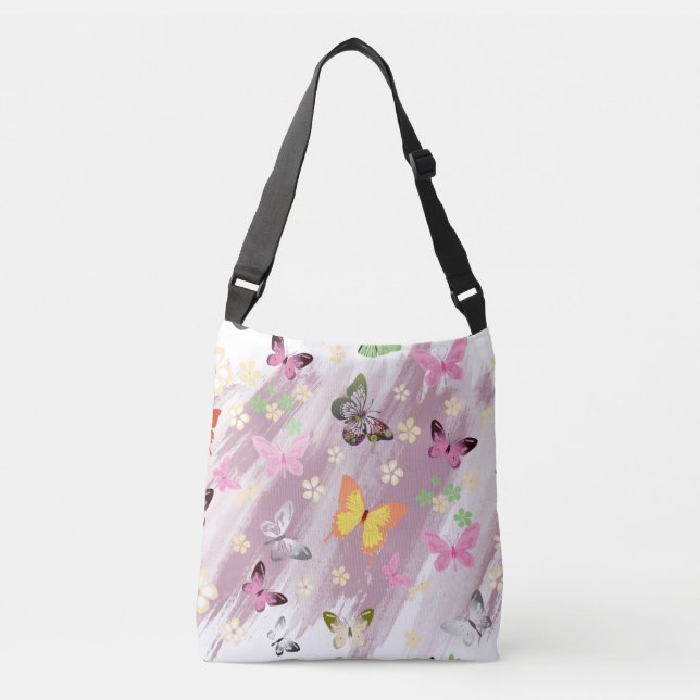 Bolsa Ajustável Padrão de borboleta 7 (Frente)