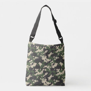 Bolsa Ajustável Padrão de Camuflagem Digital Verde