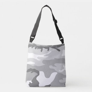 Bolsa Ajustável Padrão de Camuflagem Militar Urbana Cinza