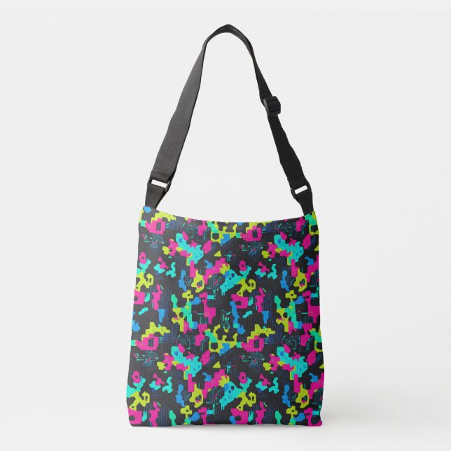 Bolsa Ajustável Padrão de Camuflagem Neon (Frente)