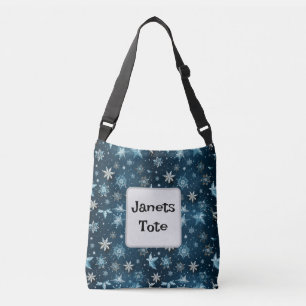 Bolsa Ajustável Padrão de estilo de Natal Azul