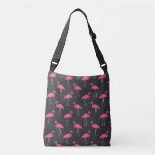 Bolsa Ajustável Padrão de flamingo rosa