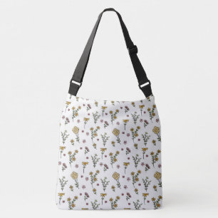 Bolsa Ajustável Padrão de Flor primavera Floral