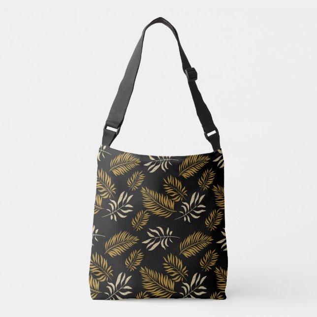 Bolsa Ajustável Padrão de Folhas 16 (Frente)